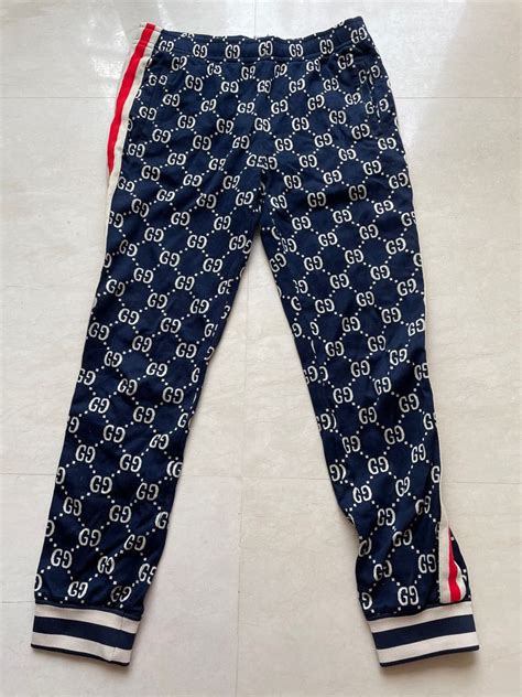 gucci red sweatpants|bootleg Gucci sweatpants.